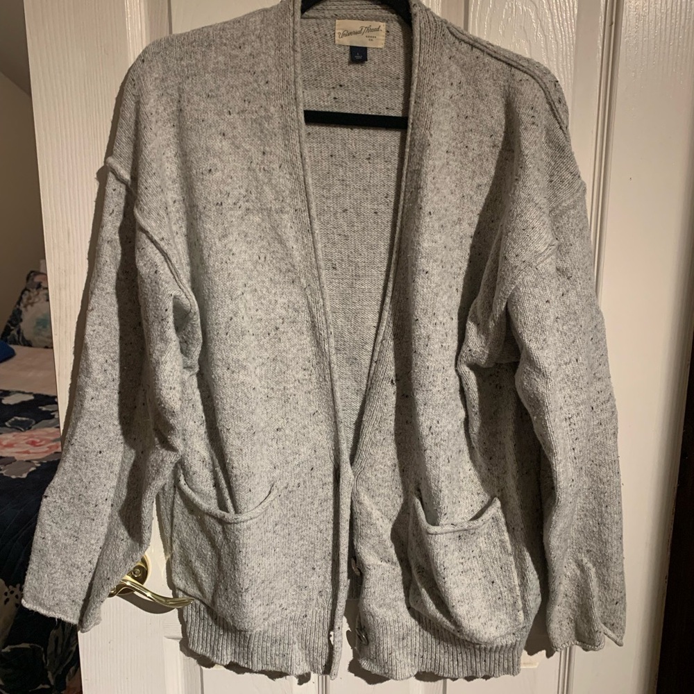 Universal Thread Speckled Gray Women's Cardigan